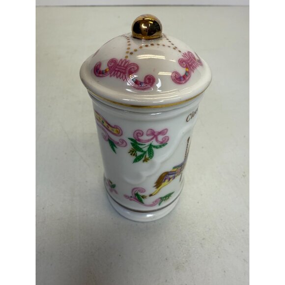 Vintage 1993 Lenox Spice Carousel Fine Porcelain Spice Jar CLOVE - Picture 2 of 9